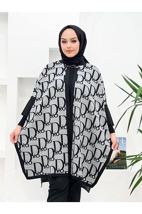 شال مشکی زنانه Abalı - کد 865200171