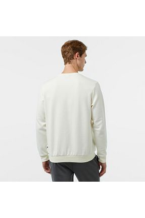 سوئیشرت سفید مردانه ساده Nautica - کد 865227363