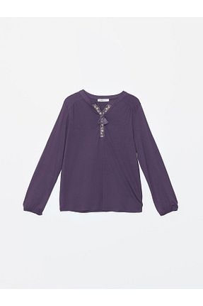 بلوز بژ زنانه ساده LC Waikiki - کد 868297630