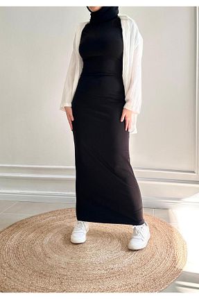 جلیقه حجاب مشکی اسلیم Butik - کد 872603522