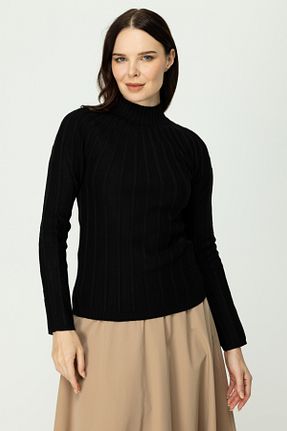 پلیور مشکی زنانه ساده ON - کد 865250952