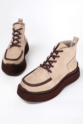 بوت / نیم بوت قهوه ای زنانه جیر Liza Shoes - کد 865262011