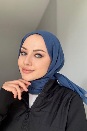 شال آبی زنانه Byedauzunlar - کد 865259512