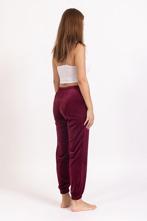 پائین تنه راحتی زرشکی زنانه پلی استر Pemilo - کد 765758188