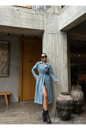 ترنچکت سبز زنانه بدون آستر minaaise - کد 865266295