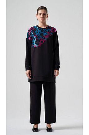 ست بالاتنه و پائین تنه مشکی زنانه جین Nuss - کد 865273199