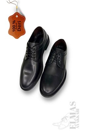 کفش کژوال مشکی مردانه چرم خالص desato - کد 865282008
