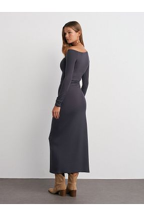 لباس طوسی زنانه بافتنی Dilvin - کد 865287233