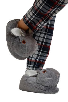 پاندوف طوسی زنانه پارچه ای Liger - کد 770868446
