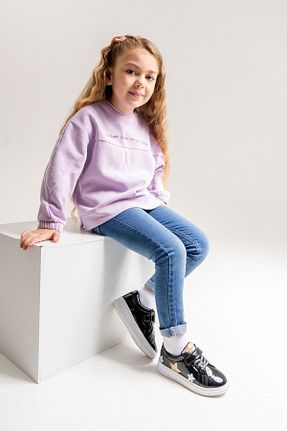 کفش کژوال مشکی بچه گانه چرم مصنوعی mnpc - کد 857357494