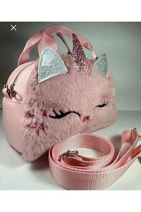 کیف دوشی صورتی بچه گانه چرم مصنوعی ErcanBag - کد 865318080