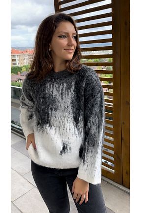 پلیور طوسی زنانه Kırçıllı İzel Benli Butik - کد 865315008