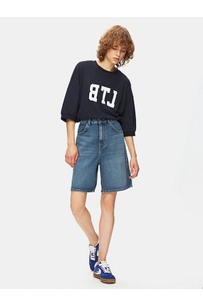 شلوار جین آبی زنانه پاچه لوله تفنگی Ltb - کد 860136160