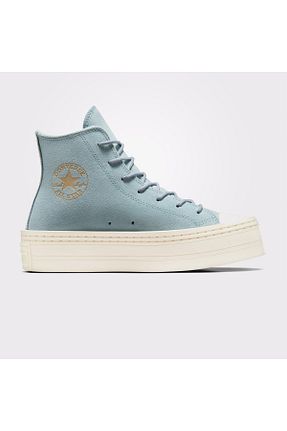 کفش اسنیکر آبی زنانه بند دار Converse - کد 865339746