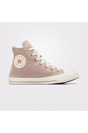 کفش اسنیکر بژ زنانه بند دار Converse - کد 865336074
