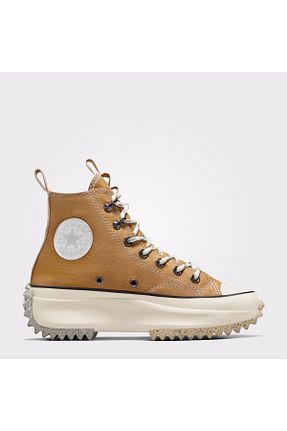 کفش اسنیکر قهوه ای زنانه بند دار Converse - کد 865338788