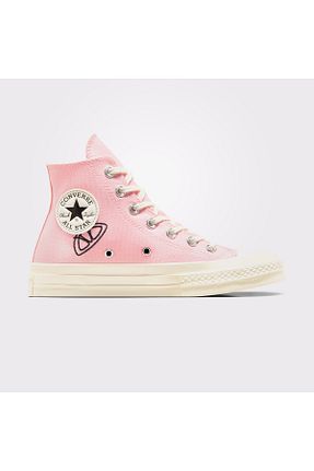 کفش اسنیکر صورتی زنانه بند دار Converse - کد 865336407