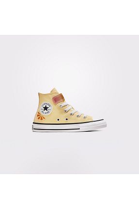 کفش اسنیکر زرد بچه گانه بند دار Converse - کد 865350252
