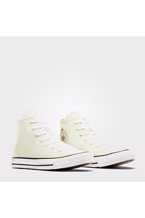 کفش اسنیکر بژ زنانه بند دار Converse - کد 865341450