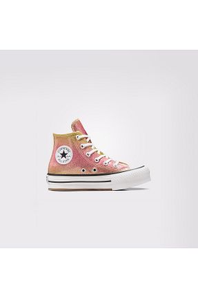 کفش اسنیکر زرد بچه گانه بند دار Converse - کد 865418039