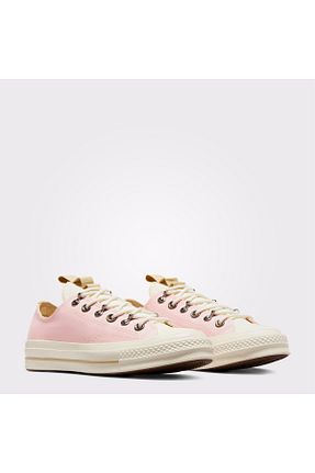 کفش اسنیکر صورتی زنانه بند دار Converse - کد 865350246