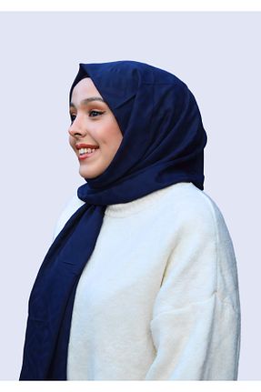 شال سرمه ای زنانه پنبه ای HeavenlyScarfs - کد 865351765