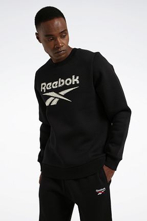 سوئیشرت مشکی مردانه ساده Reebok - کد 865356705