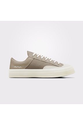 کفش اسنیکر بژ زنانه بند دار Converse - کد 865356454