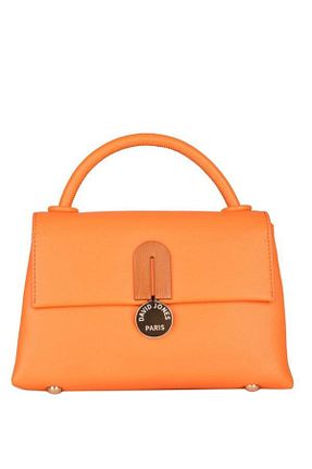کیف دستی نارنجی زنانه چرم مصنوعی David Jones - کد 865401256