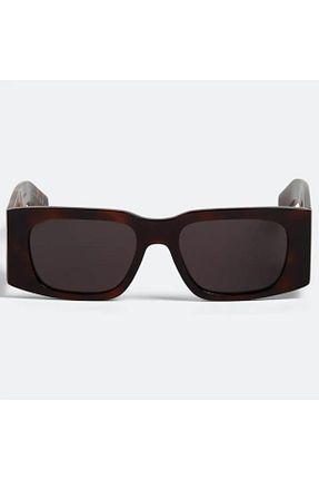 عینک آفتابی قهوه ای زنانه UV400 Saint Laurent - کد 865431472