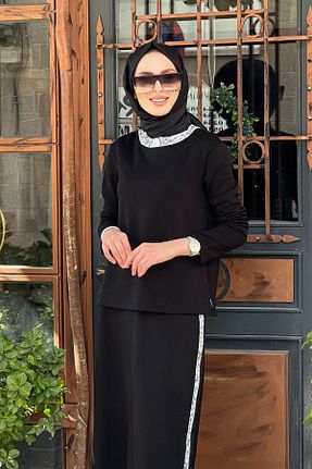 بلوز حجاب مشکی زنانه رگولار NAKİ - کد 865442763