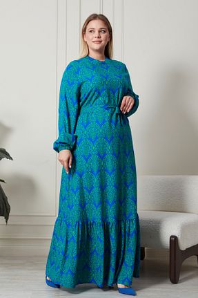 لباس حجاب سبز زنانه سایز بزرگ Ferace - کد 828850361