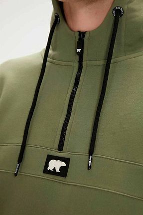 سوئیشرت سبز مردانه ساده Bad Bear - کد 865442741