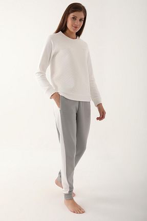 ست لباس راحتی نباتی زنانه ساده Pierre Cardin - کد 772795588
