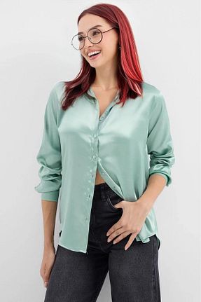 پیراهن حجاب سبز زنانه رگولار hazelin - کد 865447043