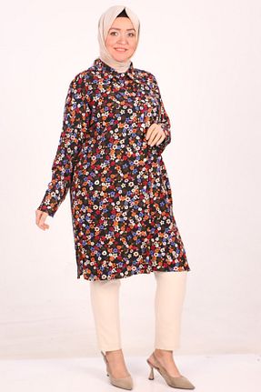 تونیک سایز بزرگ مشکی زنانه بافتنی Eslina - کد 841836144