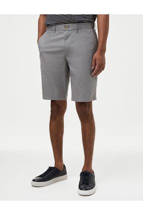 شلوارک و برمودا طوسی مردانه رگولار Marks & Spencer - کد 831339067