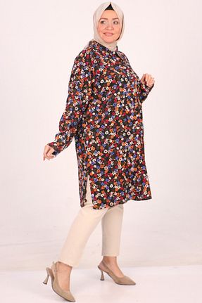 تونیک سایز بزرگ مشکی زنانه بافتنی Eslina - کد 841836144