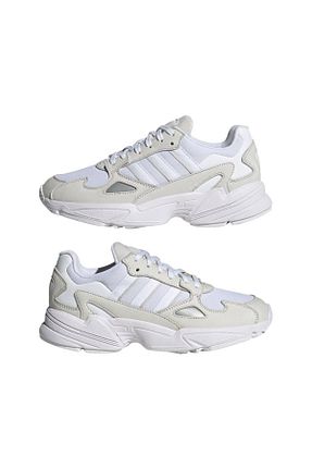 کفش اسنیکر سفید زنانه بند دار adidas - کد 796599004
