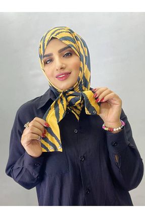 شال زرد زنانه پنبه پلی استر ALDAİR - کد 865458042
