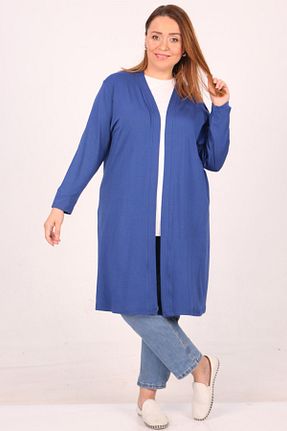کت سایز بزرگ سرمه ای زنانه Penye eslamood - کد 838476447