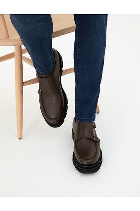 کفش کژوال قهوه ای مردانه پاشنه کوتاه (1 - 4 سانتی متر) Pierre Cardin - کد 865462838