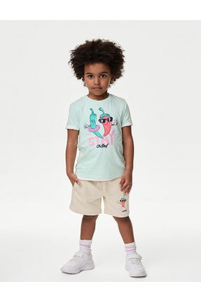 شلوارک و برمودا بژ بچه گانه رگولار Marks & Spencer - کد 838742565