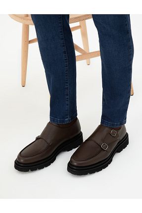 کفش کژوال قهوه ای مردانه پاشنه کوتاه (1 - 4 سانتی متر) Pierre Cardin - کد 865462838