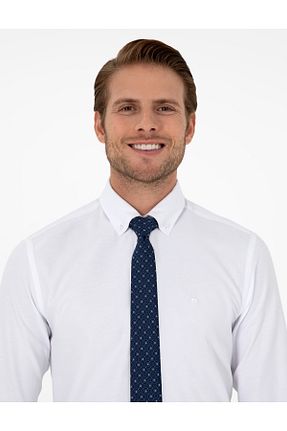 پیراهن سفید مردانه اسلیم فیت Pierre Cardin - کد 865464420
