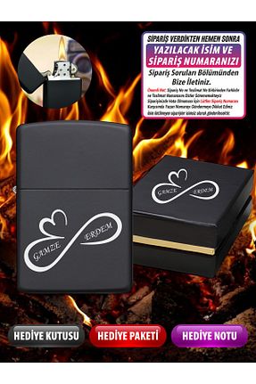 فندک کمپ مشکی LAZZERS HEDİYELİK - کد 865469656