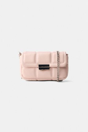 کیف دستی صورتی زنانه ابعاد کوچک Bershka - کد 865483338