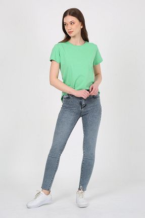 شلوار جین مشکی زنانه پاچه تنگ Twister Jeans - کد 471098240