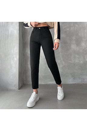 شلوار جین مشکی زنانه پاچه لوله تفنگی BEES JEANS - کد 865506586