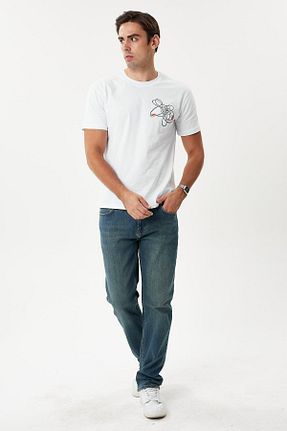 شلوار جین آبی مردانه پارچه Twister Jeans - کد 865509816